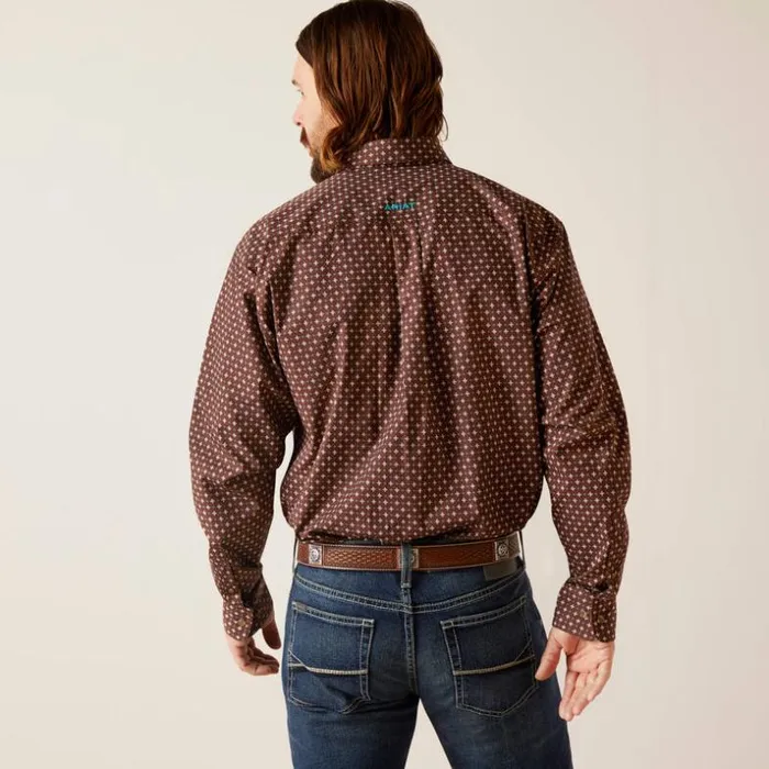 Button Down Shirts Men Ariat Barrett Classic Fit Shirt Bitter Chocolate Button Down Shirts Men Ariat Barrett Classic Fit Shirt Bitter Chocolate