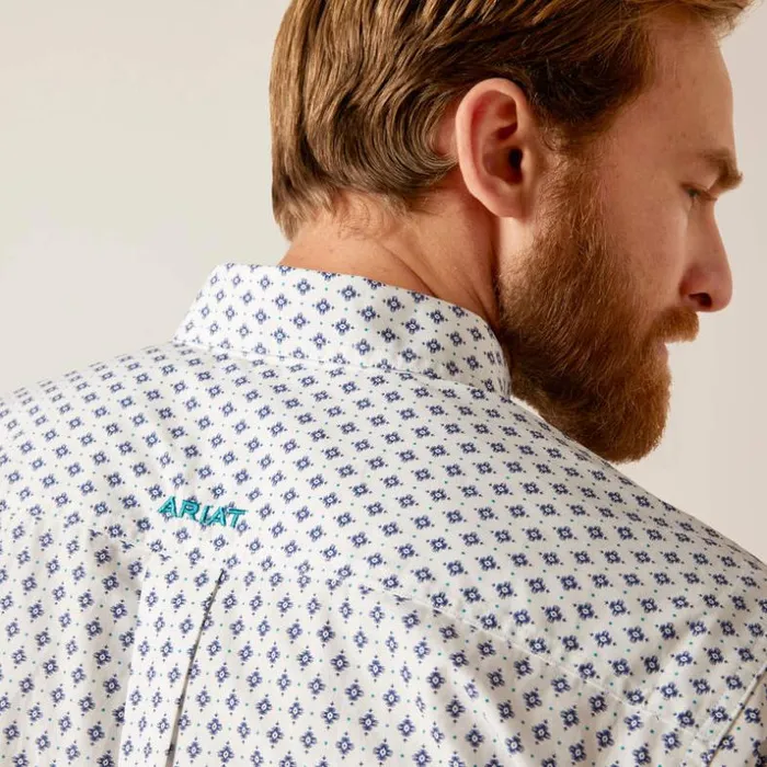 Button Down Shirts Men Ariat Boone Fitted Shirt White Button Down Shirts Men Ariat Boone Fitted Shirt White