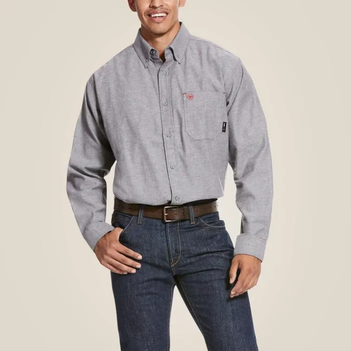 Button Down Shirts Men Ariat FR Solid Twill DuraStretch Work Shirt Dark Navy Twill Button Down Shirts Men Ariat FR Solid Twill DuraStretch Work Shirt Dark Navy Twill