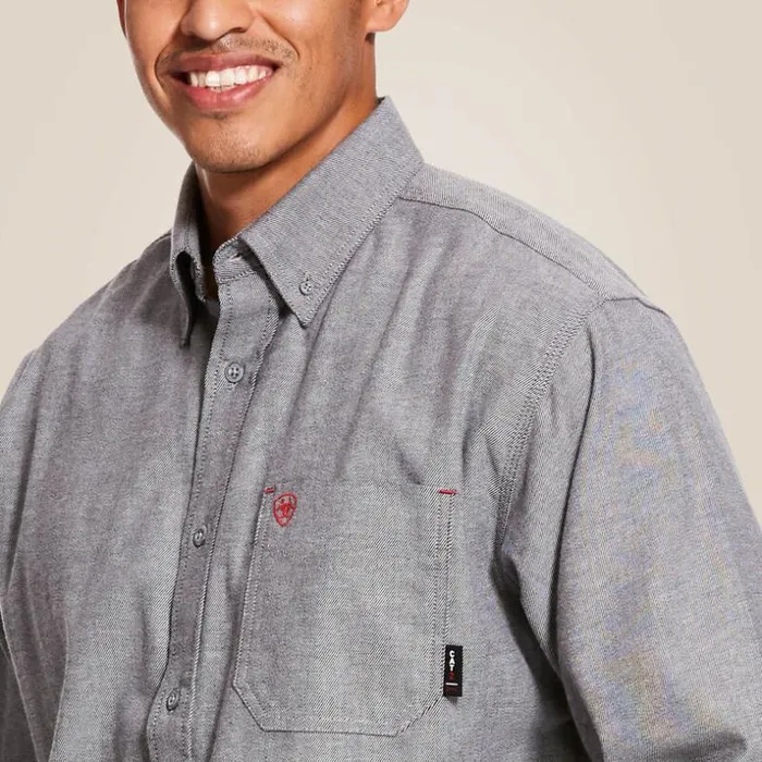 Button Down Shirts Men Ariat FR Solid Twill DuraStretch Work Shirt Dark Navy Twill Button Down Shirts Men Ariat FR Solid Twill DuraStretch Work Shirt Dark Navy Twill
