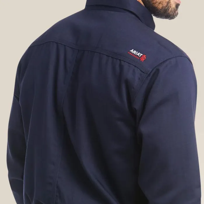 Button Down Shirts Men Ariat FR Solid Work Shirt Navy Button Down Shirts Men Ariat FR Solid Work Shirt Navy