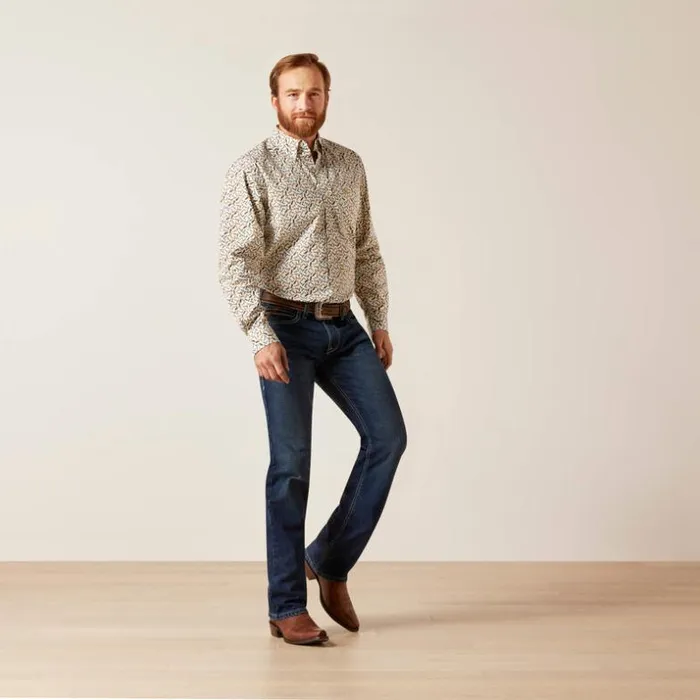 Button Down Shirts Men Ariat Gainor Classic Fit Shirt White Button Down Shirts Men Ariat Gainor Classic Fit Shirt White