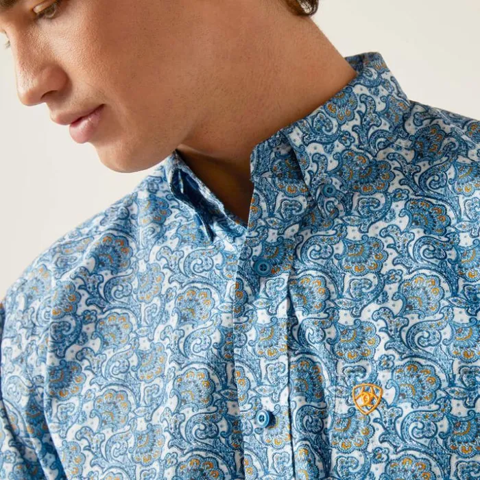 Button Down Shirts Men Ariat Gentry Classic Fit Shirt Sky Blue Button Down Shirts Men Ariat Gentry Classic Fit Shirt Sky Blue