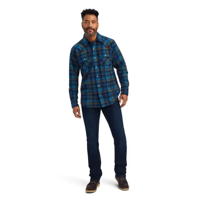 Button Down Shirts Men Ariat Halstead Retro Fit Shirt Sylvan Teal Button Down Shirts Men Ariat Halstead Retro Fit Shirt Sylvan Teal