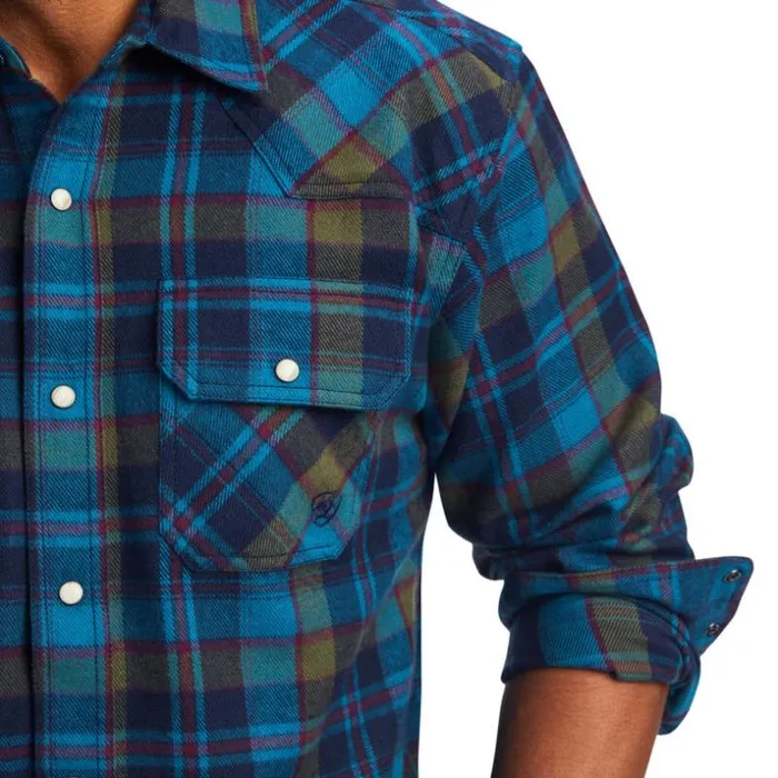 Button Down Shirts Men Ariat Halstead Retro Fit Shirt Sylvan Teal Button Down Shirts Men Ariat Halstead Retro Fit Shirt Sylvan Teal