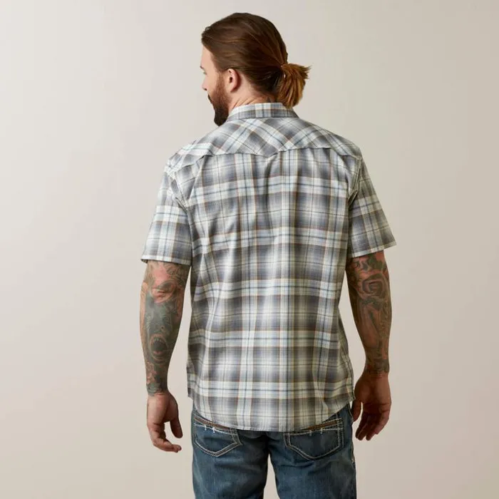 Button Down Shirts Men Ariat Hargo Retro Fit Shirt White Asparagus Button Down Shirts Men Ariat Hargo Retro Fit Shirt White Asparagus