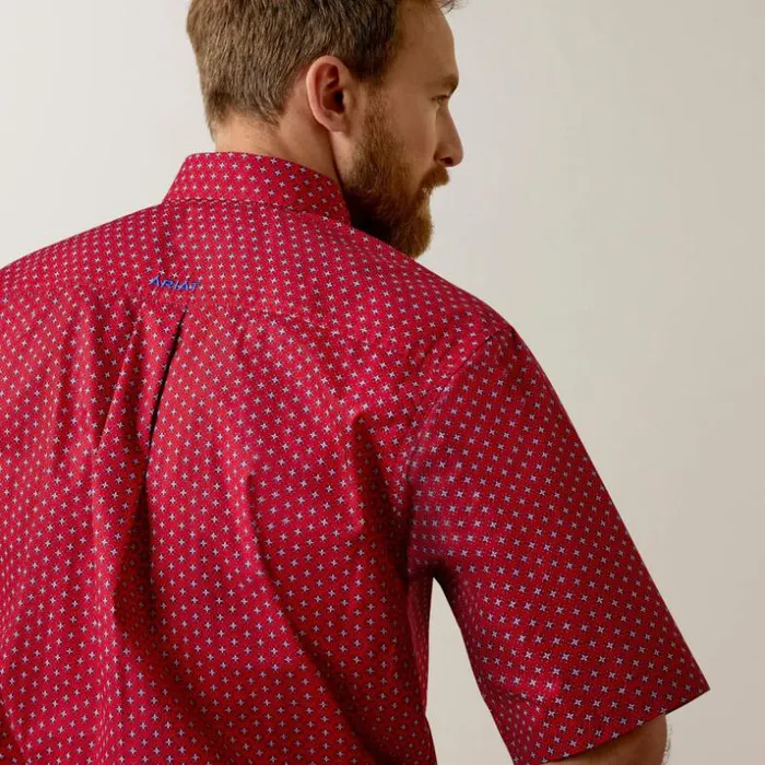 Button Down Shirts Men Ariat Jeremy Classic Fit Shirt Red Button Down Shirts Men Ariat Jeremy Classic Fit Shirt Red
