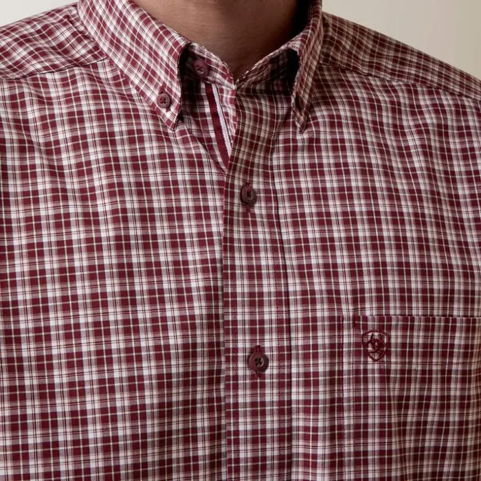 Button Down Shirts Men Ariat Pro Series Archie Classic Fit Shirt Maroon Button Down Shirts Men Ariat Pro Series Archie Classic Fit Shirt Maroon