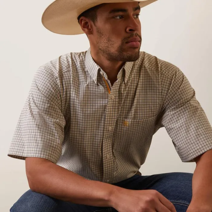 Button Down Shirts Men Ariat Pro Series Kamdyn Classic Fit Shirt White Button Down Shirts Men Ariat Pro Series Kamdyn Classic Fit Shirt White