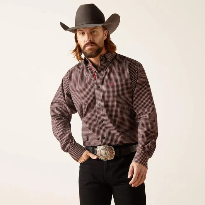 Button Down Shirts Men Ariat Pro Series Paddy Classic Fit Shirt Black