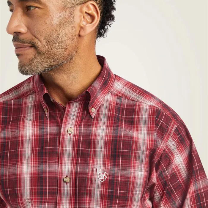 Button Down Shirts Men Ariat Pro Series Wagner Fitted Shirt Rio Red Button Down Shirts Men Ariat Pro Series Wagner Fitted Shirt Rio Red
