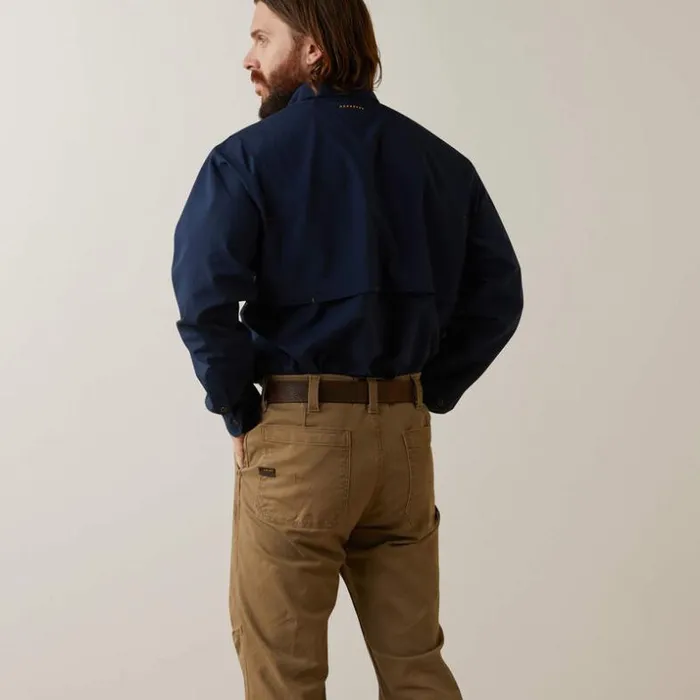 Button Down Shirts Men Ariat Rebar Made Tough VentTEK DuraStretch Work Shirt Navy Button Down Shirts Men Ariat Rebar Made Tough VentTEK DuraStretch Work Shirt Navy