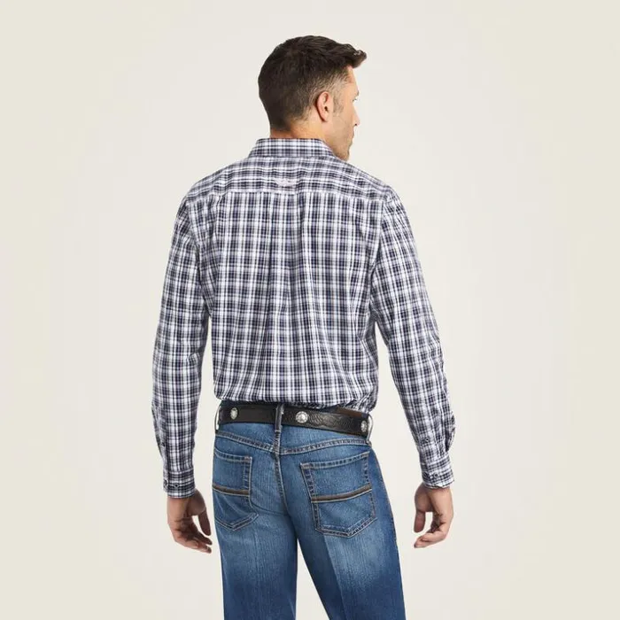 Button Down Shirts Men Ariat Relentless Risky Stretch Classic Fit Shirt White