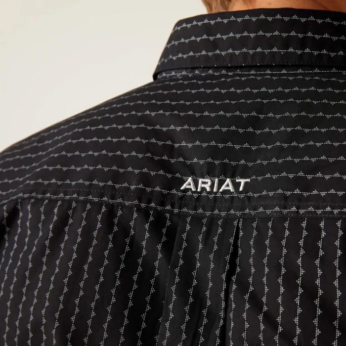 Button Down Shirts Men Ariat Team Woodson Fitted Shirt Black Button Down Shirts Men Ariat Team Woodson Fitted Shirt Black