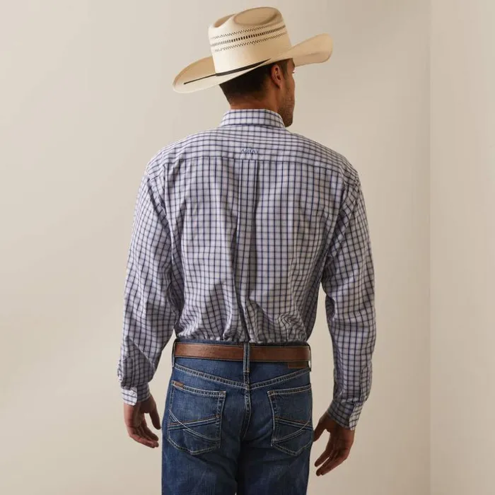 Button Down Shirts Men Ariat Wrinkle Free Ace Classic Fit Shirt White