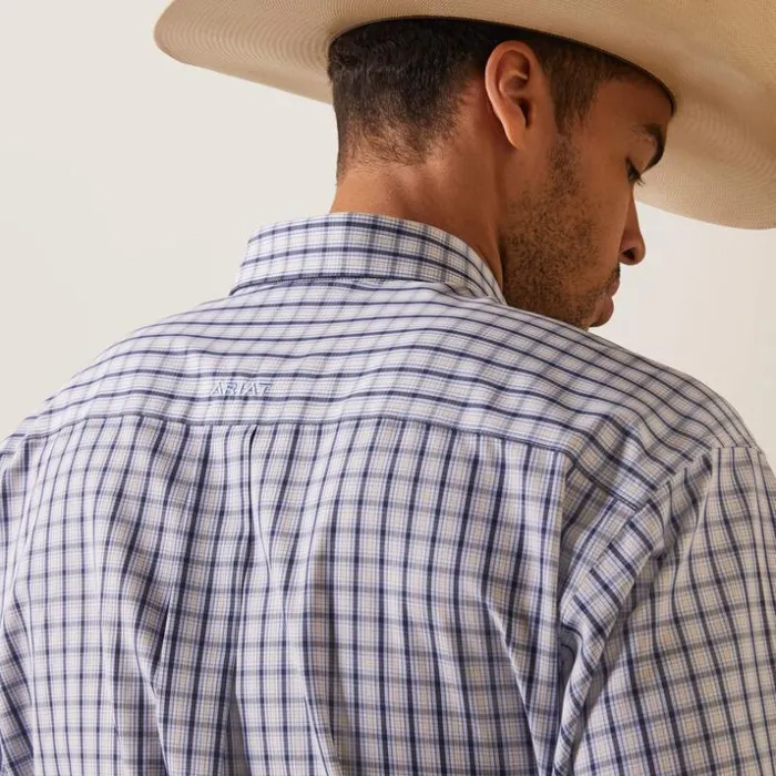 Button Down Shirts Men Ariat Wrinkle Free Ace Classic Fit Shirt White