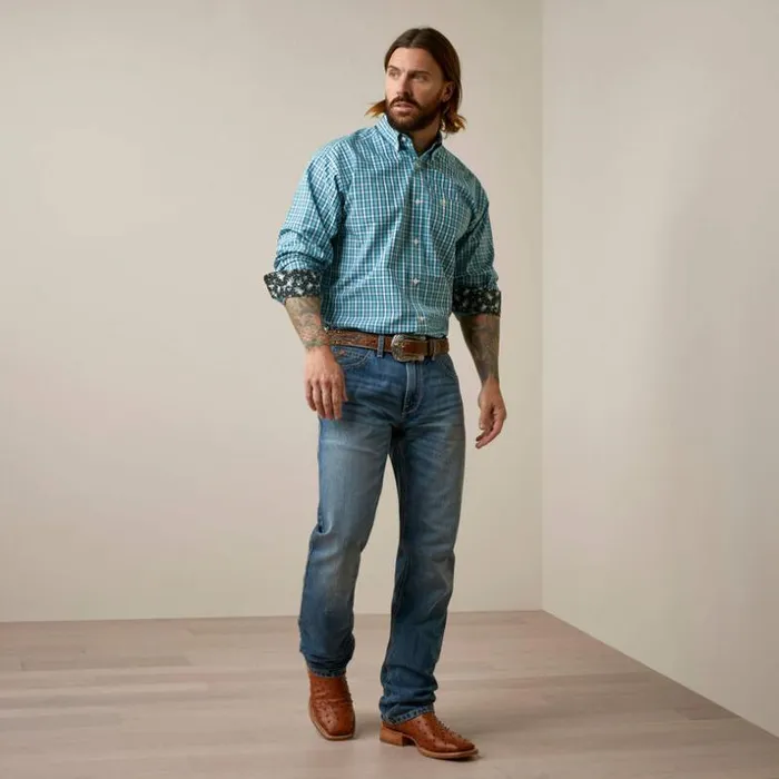Button Down Shirts Men Ariat Wrinkle Free Cayden Classic Fit Shirt Navy Button Down Shirts Men Ariat Wrinkle Free Cayden Classic Fit Shirt Navy