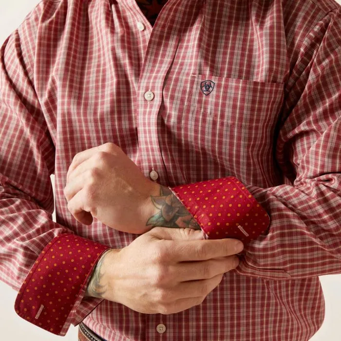 Button Down Shirts Men Ariat Wrinkle Free Kairo Classic Fit Shirt Biking Red Button Down Shirts Men Ariat Wrinkle Free Kairo Classic Fit Shirt Biking Red
