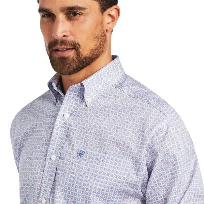 Button Down Shirts Men Ariat Wrinkle Free Novel Classic Fit Shirt White Button Down Shirts Men Ariat Wrinkle Free Novel Classic Fit Shirt White