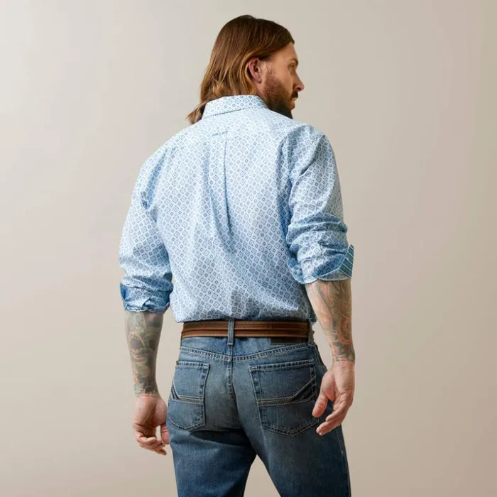 Button Down Shirts Men Ariat Wrinkle Free Wayne Classic Fit Shirt Aquaville Button Down Shirts Men Ariat Wrinkle Free Wayne Classic Fit Shirt Aquaville