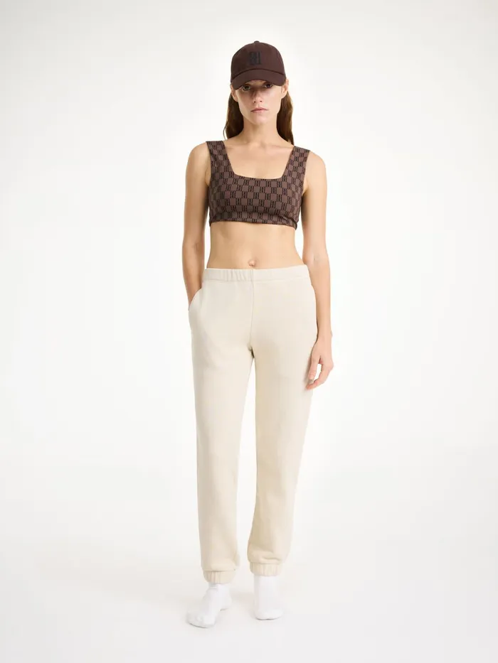 By Malene Birger Athleisure Wear Women Braga Athletic Top Dark Mahogany