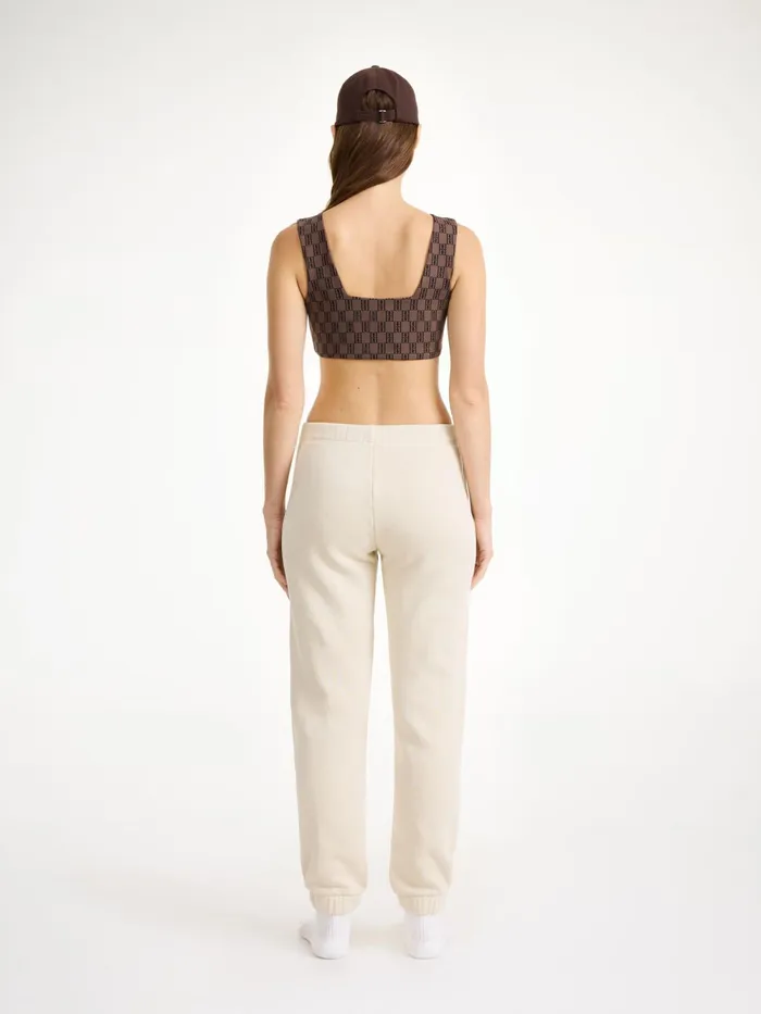 By Malene Birger Athleisure Wear Women Braga Athletic Top Dark Mahogany
