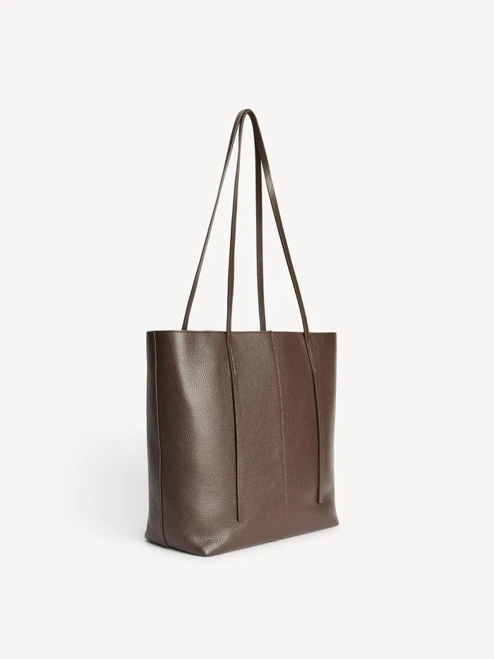 By Malene Birger Bags Women Abilso Leather Tote Bag Coffee Bean
