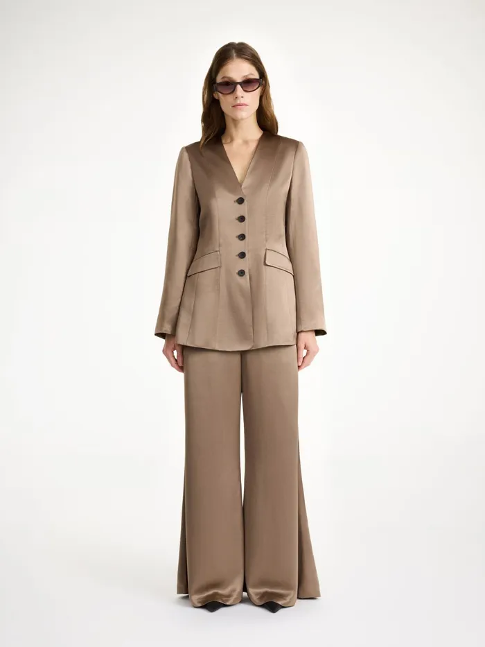 By Malene Birger Blazers Women Rinnah SingleBreasted Blazer Shitake