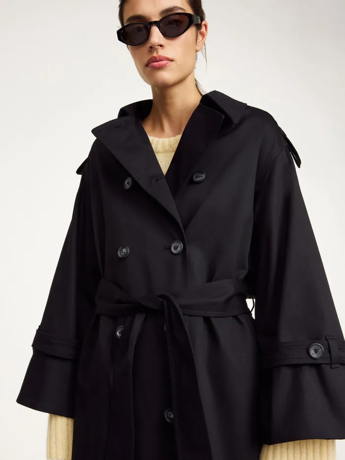 By Malene Birger Coats and Jackets Women Alaya Trench Coat Black