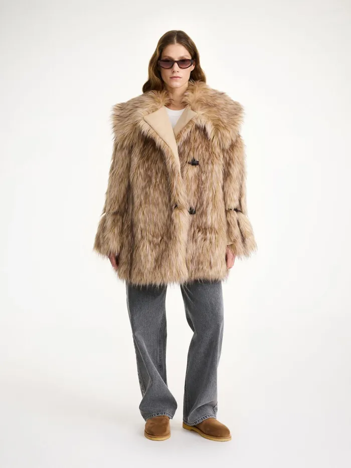 By Malene Birger Coats and Jackets Women Exclusive Moda Operandi Yvette Faux Fur Coat Nomad By Malene Birger Coats and Jackets Women Exclusive Moda Operandi Yvette Faux Fur Coat Nomad