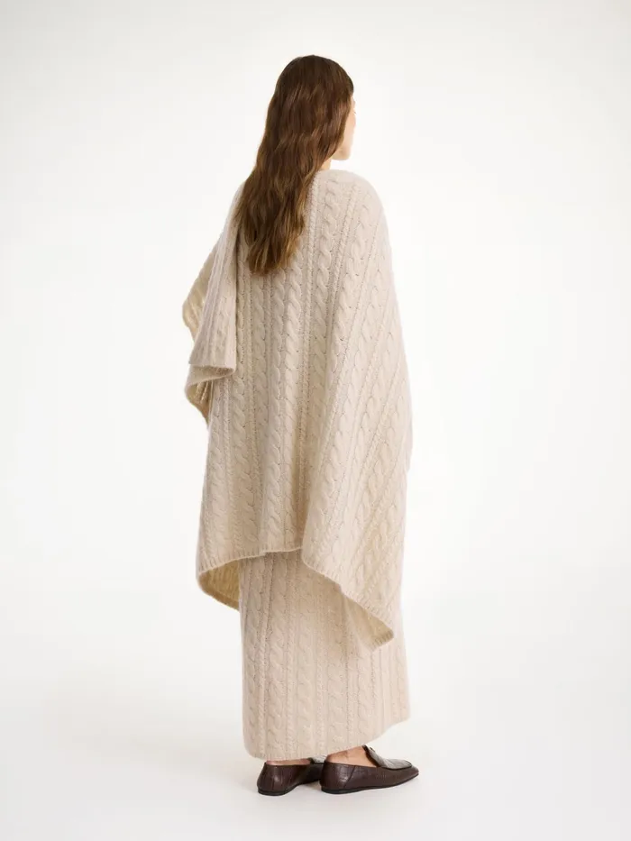 By Malene Birger Coats and Jackets Women Kassillas WoolBlend Poncho Oyster Gray