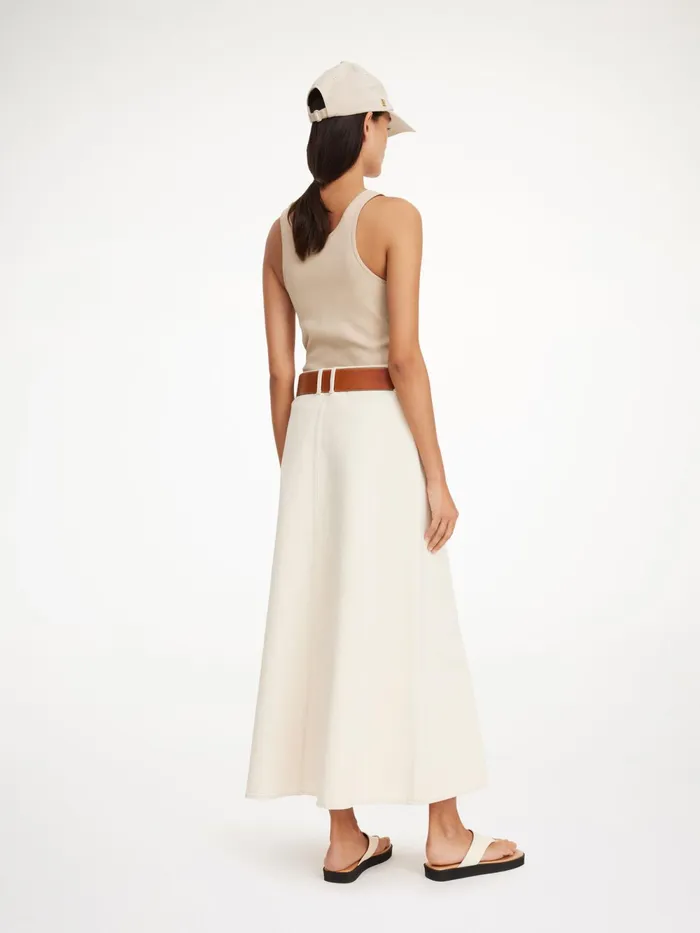 By Malene Birger Denim Women Carlas Denim Maxi Skirt Mojave Desert