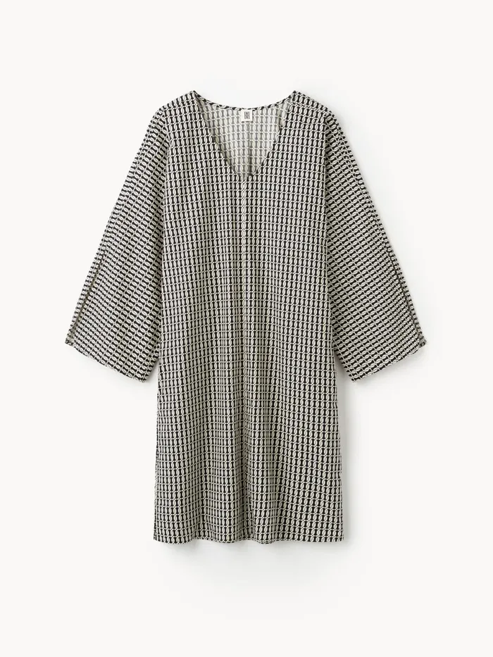 By Malene Birger Dresses Women Ceila Organic Cotton Dress Black Monogram