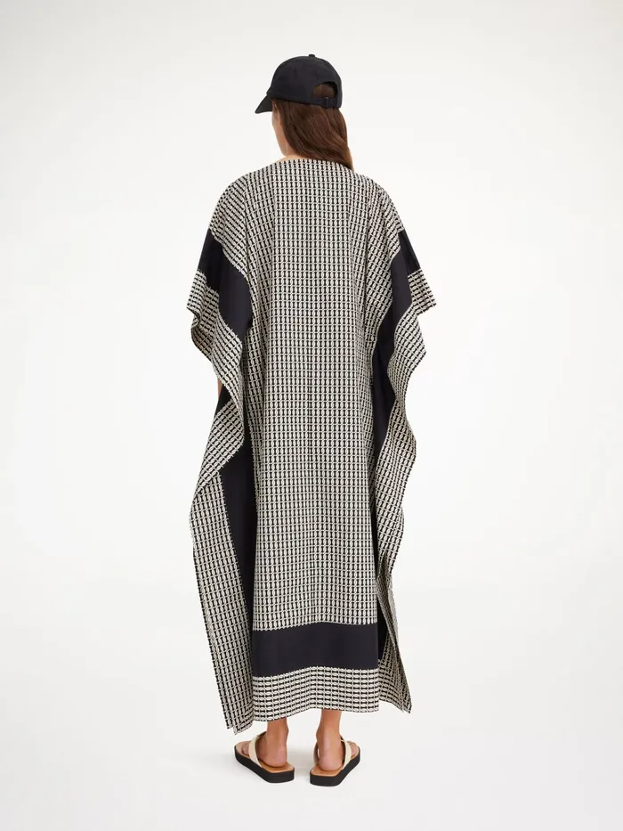 By Malene Birger Dresses Women Sennasi Kaftan Dress Black Monogram