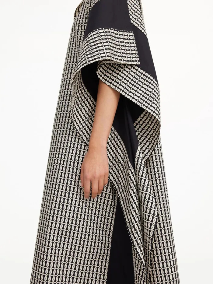 By Malene Birger Dresses Women Sennasi Kaftan Dress Black Monogram