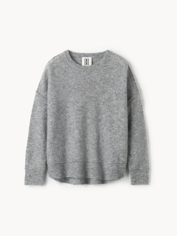 By Malene Birger Knitwear Women Biagiorms Sweater Grey Melange