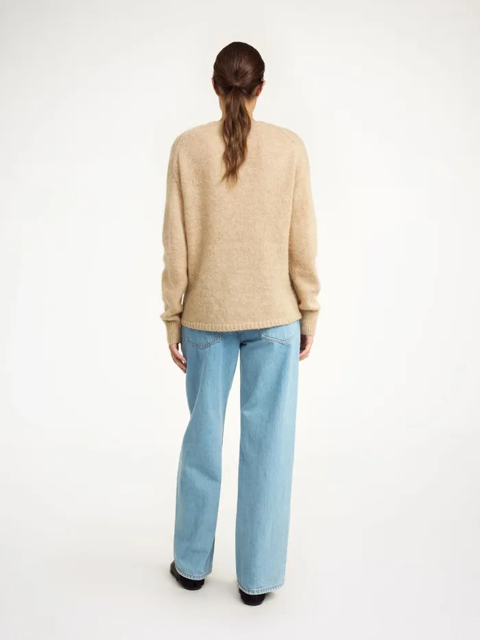 By Malene Birger Knitwear Women Briella MohairBlend Sweater Twill Beige