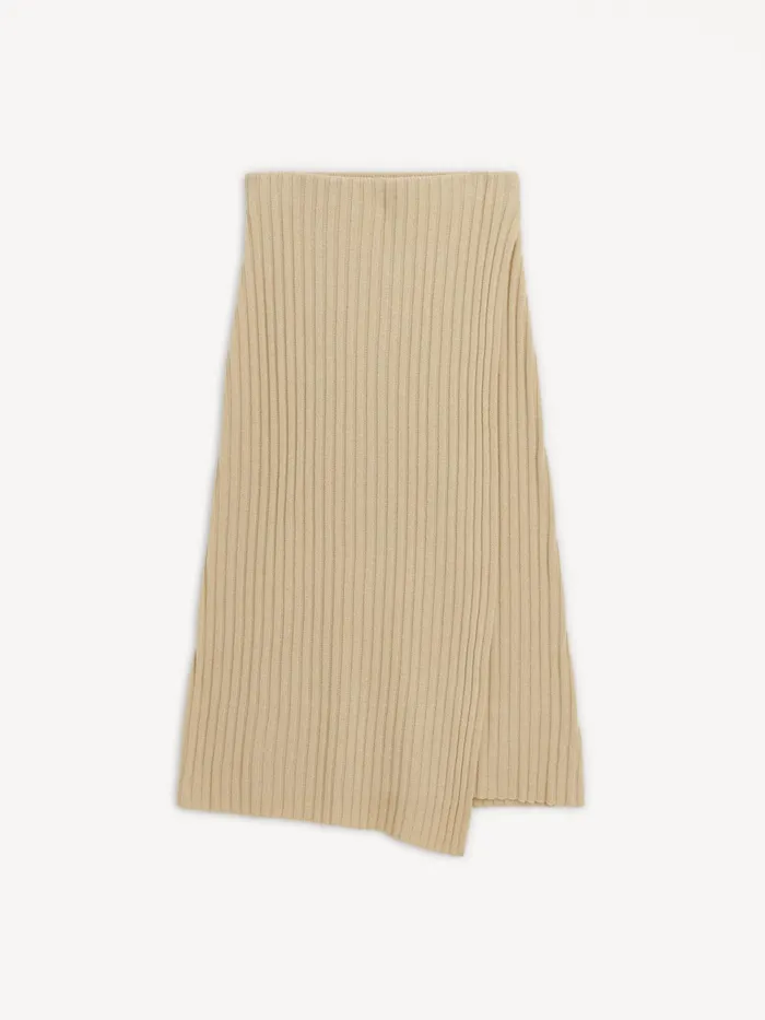 By Malene Birger Knitwear Women Cassila Wool Midi Skirt Old Beige