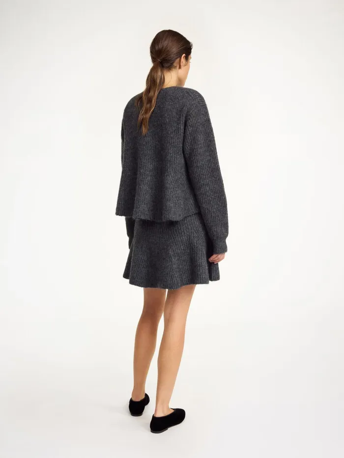 By Malene Birger Knitwear Women Cova Sweater Grey Melange