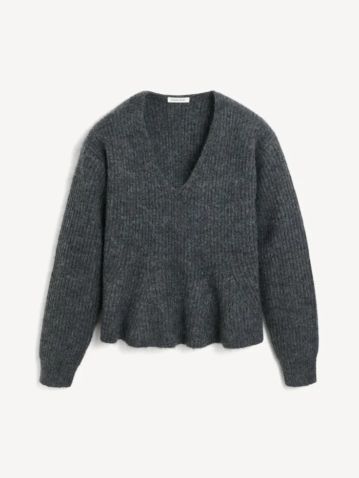By Malene Birger Knitwear Women Cova Sweater Grey Melange