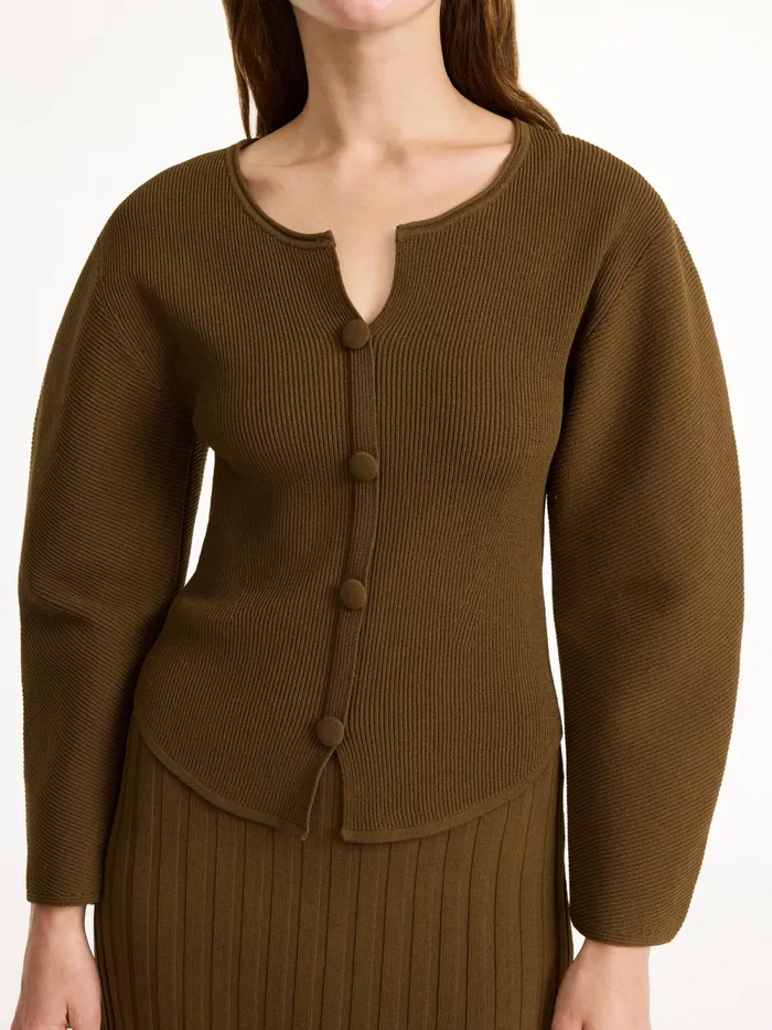 By Malene Birger Knitwear Women Francinas Sweater Shitake