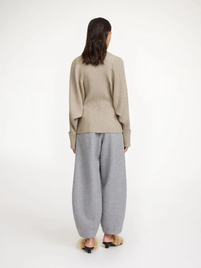 By Malene Birger Knitwear Women Kadence Wool Sweater Old Beige