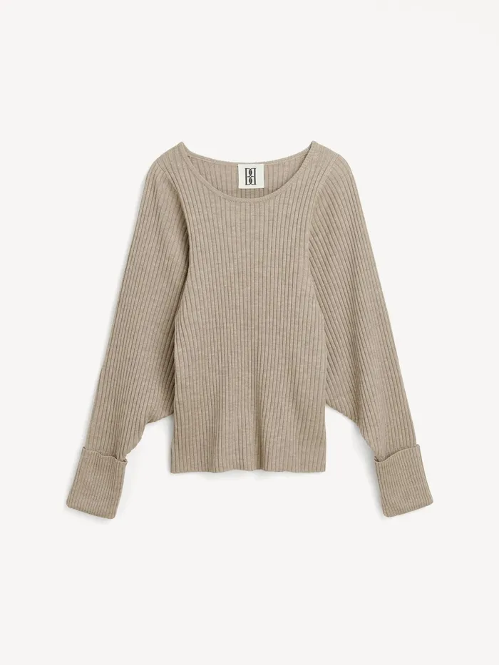 By Malene Birger Knitwear Women Kadence Wool Sweater Old Beige