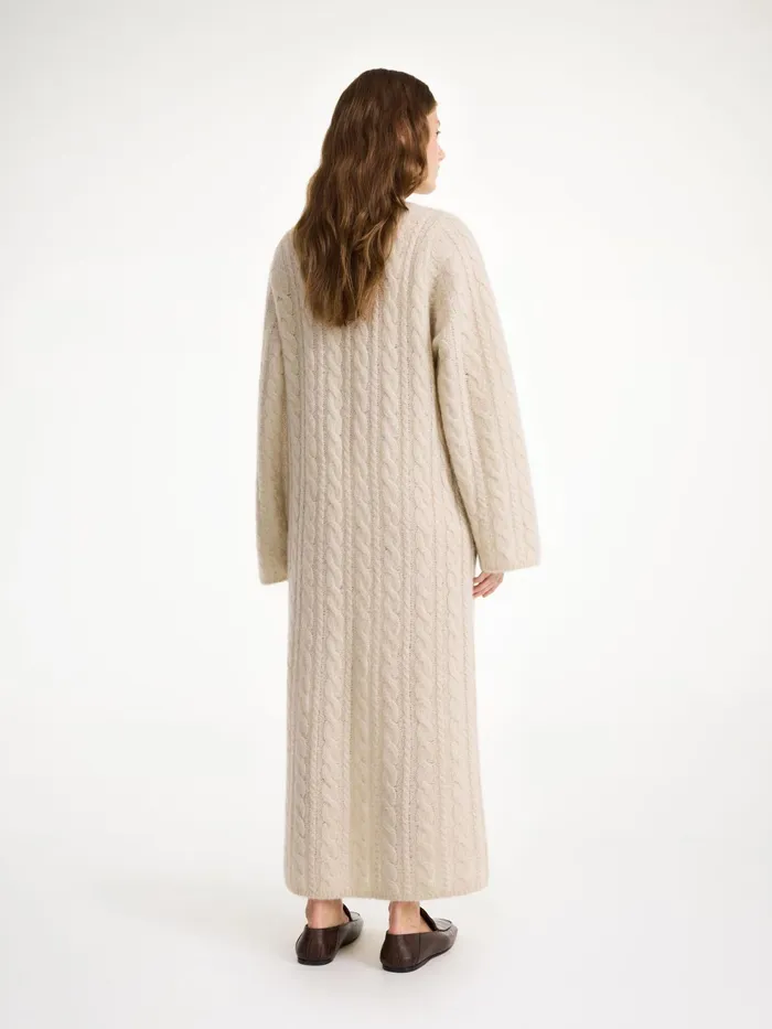By Malene Birger Knitwear Women Lovella Maxi Dress Oyster Gray