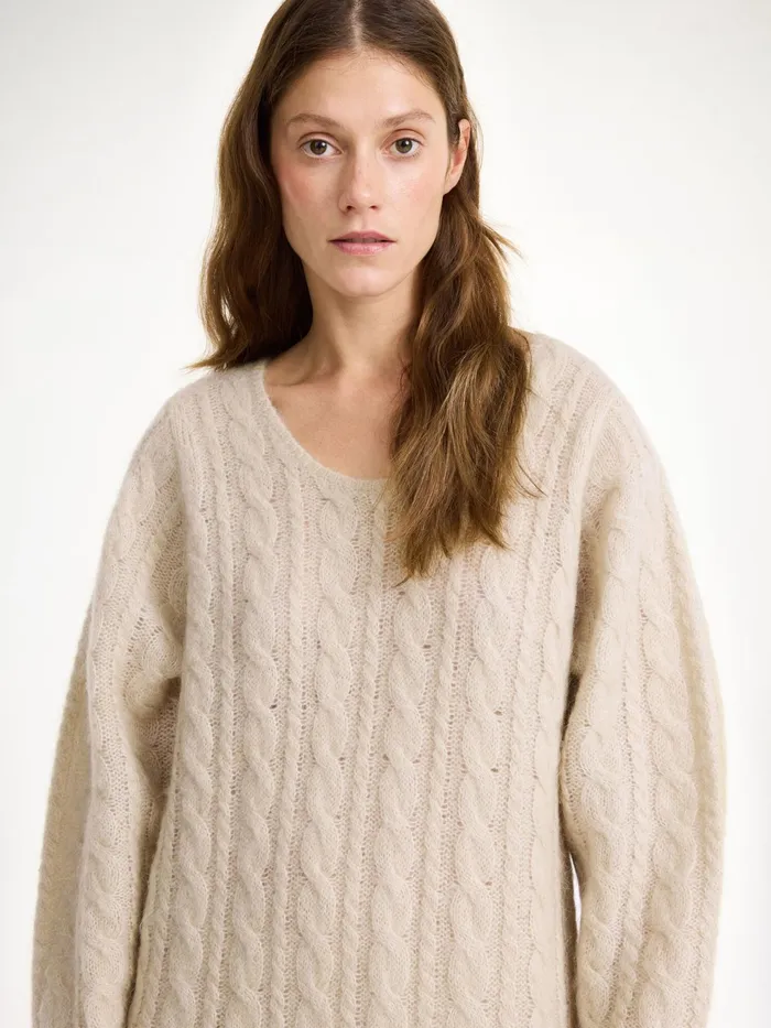 By Malene Birger Knitwear Women Lovella Maxi Dress Oyster Gray