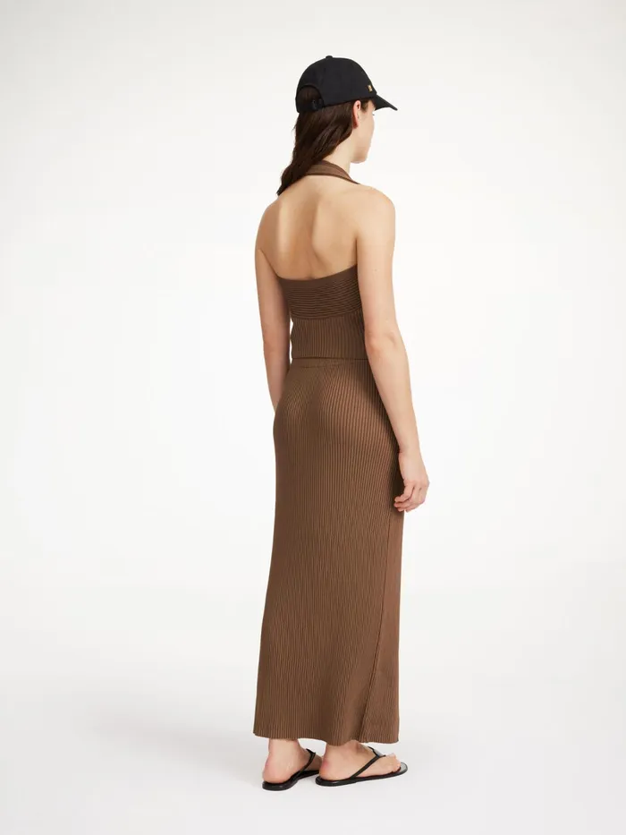 By Malene Birger Knitwear Women Merine Maxi Skirt Shitake