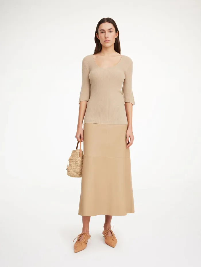 By Malene Birger Knitwear Women Remona RibbedKnit Top Tehina