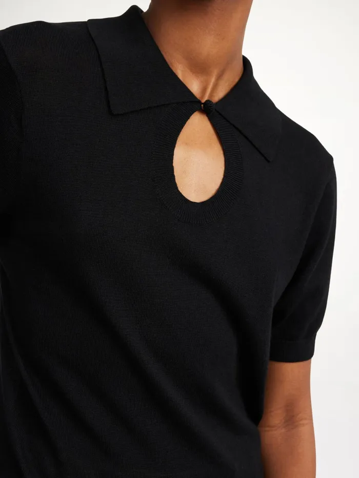 By Malene Birger Knitwear Women Talallia Top Black