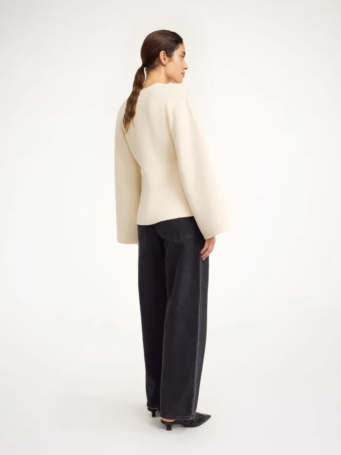 By Malene Birger Knitwear Women Tinley WoolBlend Cardigan Soft White