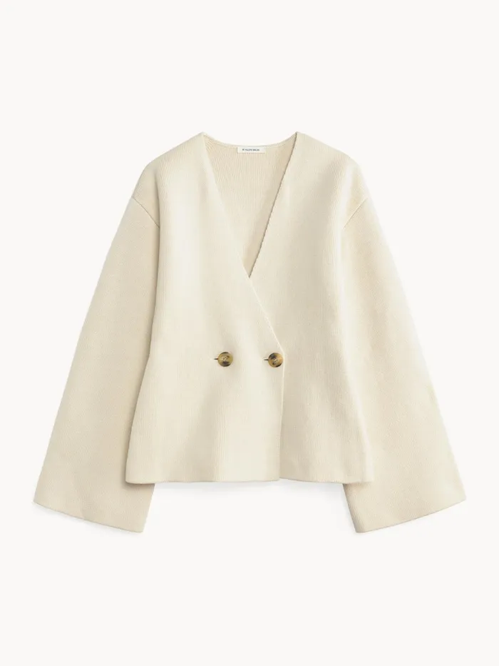 By Malene Birger Knitwear Women Tinley WoolBlend Cardigan Soft White